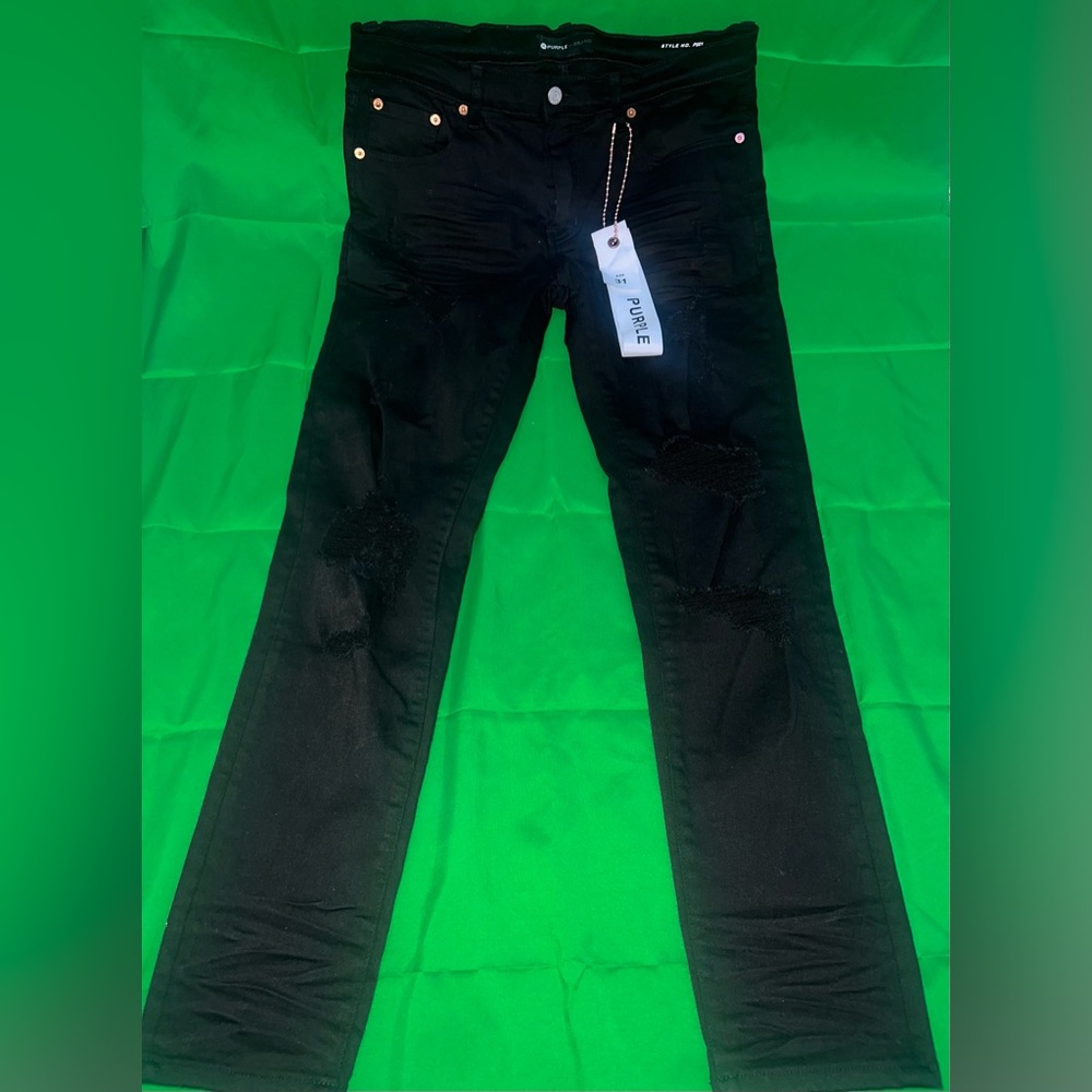 Black purple jeans size 31